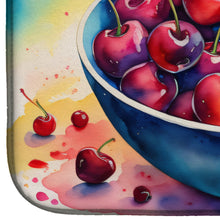Load image into Gallery viewer, Colorful Cherries Dish Drying Mat