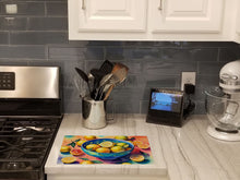 Load image into Gallery viewer, Colorful Lemons Glass Cutting Boards – Durable, Decorative Kitchen Art Large