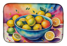 Load image into Gallery viewer, Colorful Lemons Dish Drying Mat