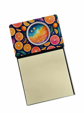 Load image into Gallery viewer, Colorful Oranges Sticky Note Holder- Refiilable Desk Accessory Note Pad