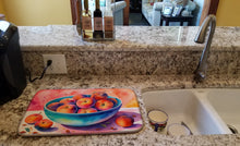 Load image into Gallery viewer, Colorful Peaches Dish Drying Mat
