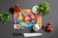 Load image into Gallery viewer, Colorful Pears Glass Cutting Boards – Durable, Decorative Kitchen Art Large