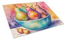 Load image into Gallery viewer, Colorful Pears Glass Cutting Boards – Durable, Decorative Kitchen Art Large