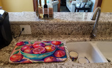 Load image into Gallery viewer, Colorful Pomegranates Dish Drying Mat