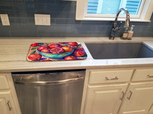 Load image into Gallery viewer, Colorful Pomegranates Dish Drying Mat