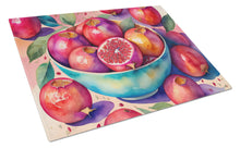 Load image into Gallery viewer, Colorful Pomegranates Glass Cutting Boards – Durable, Decorative Kitchen Art Large