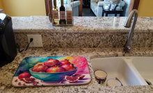 Load image into Gallery viewer, Colorful Pomegranates Dish Drying Mat