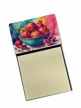 Load image into Gallery viewer, Colorful Pomegranates Sticky Note Holder- Refiilable Desk Accessory Note Pad