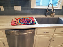Load image into Gallery viewer, Colorful Raspberries Dish Drying Mat