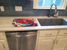Load image into Gallery viewer, Colorful Strawberries Dish Drying Mat