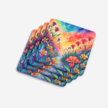 Load image into Gallery viewer, Colorful Alstroemerias Foam Coaster