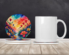 Load image into Gallery viewer, Colorful Alstroemerias Large Sandstone Coasters Pack of 4