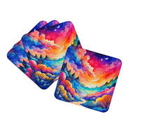 Load image into Gallery viewer, Colorful Amaranths Foam Coaster