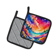 Load image into Gallery viewer, Colorful Amaranths Pot Holders - Set of 2 Decorative Kitchen Helpers | Made in the USA
