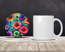 Load image into Gallery viewer, Colorful Anemones Large Sandstone Coasters Pack of 4