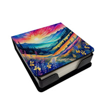 Load image into Gallery viewer, Colorful Annual Larkspur PU Leather Note Paper Holder