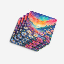 Load image into Gallery viewer, Colorful Asters Foam Coaster