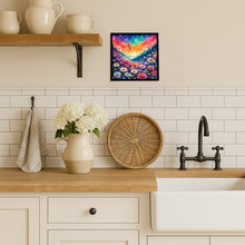 Load image into Gallery viewer, Colorful Asters Framed Metal Print
