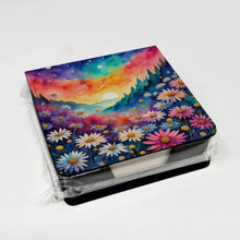 Load image into Gallery viewer, Colorful Asters PU Leather Note Paper Holder