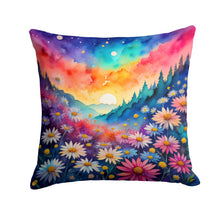 Load image into Gallery viewer, Colorful Asters Fabric Decorative Pillow