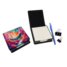 Load image into Gallery viewer, Colorful Astilbe PU Leather Note Paper Holder