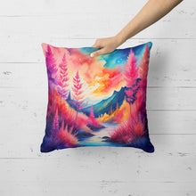 Load image into Gallery viewer, Colorful Astilbe Fabric Decorative Pillow