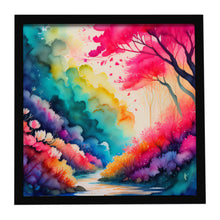 Load image into Gallery viewer, Colorful Azaleas Framed Metal Print