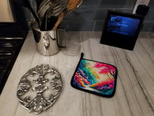 Load image into Gallery viewer, Colorful Azaleas Pot Holders - Set of 2 Decorative Kitchen Helpers | Made in the USA