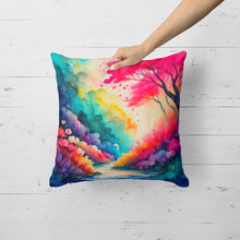 Load image into Gallery viewer, Colorful Azaleas Fabric Decorative Pillow