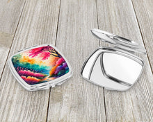 Load image into Gallery viewer, Colorful Azaleas Compact Mirror – Stylish Purse Mirror with Artistic Covers