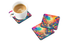 Load image into Gallery viewer, Colorful Begonias Foam Coaster