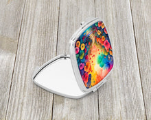 Load image into Gallery viewer, Colorful Begonias Compact Mirror – Stylish Purse Mirror with Artistic Covers
