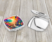 Load image into Gallery viewer, Colorful Begonias Compact Mirror – Stylish Purse Mirror with Artistic Covers