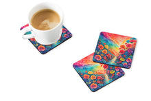 Load image into Gallery viewer, Colorful Begonias Foam Coaster