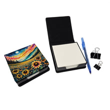 Load image into Gallery viewer, Colorful Black-eyed Susans PU Leather Note Paper Holder