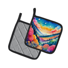 Load image into Gallery viewer, Colorful Brunia Pot Holders - Set of 2 Decorative Kitchen Helpers | Made in the USA