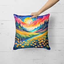 Load image into Gallery viewer, Colorful Buttercups Fabric Decorative Pillow