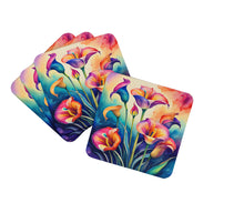 Load image into Gallery viewer, Colorful Calla Lilies Foam Coaster