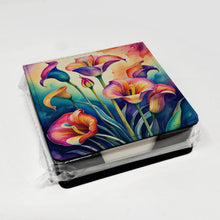 Load image into Gallery viewer, Colorful Calla Lilies PU Leather Note Paper Holder