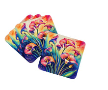 Load image into Gallery viewer, Colorful Calla Lilies Foam Coaster