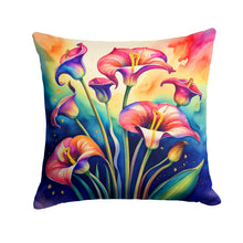 Load image into Gallery viewer, Colorful Calla Lilies Fabric Decorative Pillow