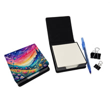 Load image into Gallery viewer, Colorful Campanula PU Leather Note Paper Holder