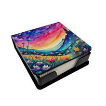Load image into Gallery viewer, Colorful Campanula PU Leather Note Paper Holder