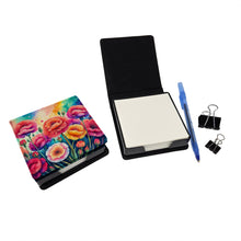 Load image into Gallery viewer, Colorful Carnations PU Leather Note Paper Holder