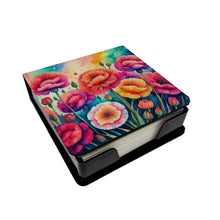 Load image into Gallery viewer, Colorful Carnations PU Leather Note Paper Holder