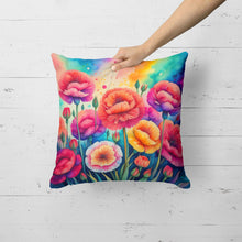 Load image into Gallery viewer, Colorful Carnations Fabric Decorative Pillow