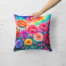 Load image into Gallery viewer, Colorful Carnations Fabric Decorative Pillow