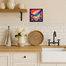 Load image into Gallery viewer, Colorful Celosia Framed Metal Print