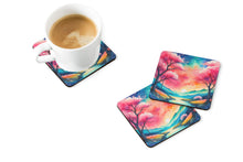 Load image into Gallery viewer, Colorful Cherry Blossoms Foam Coaster
