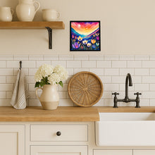 Load image into Gallery viewer, Colorful Crocus Framed Metal Print